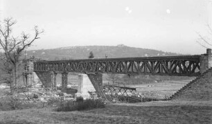 Pforzheim Brötzingen Enzbrücke Hilfspfeiler