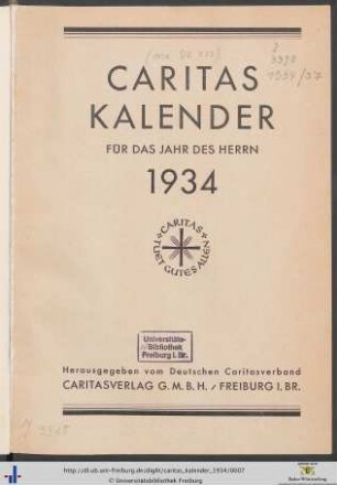 Caritas-Kalender