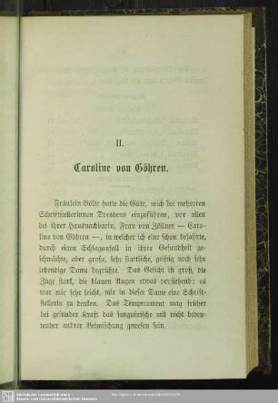 II. Caroline von Göhren