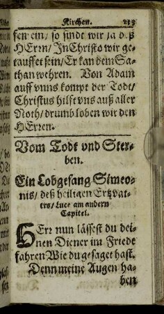 Vom Todt und Sterben.