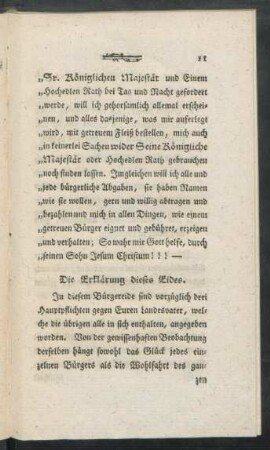 Die Erklärung dieses Eides