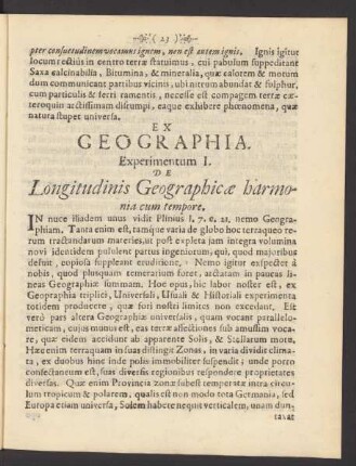 Ex Geographia