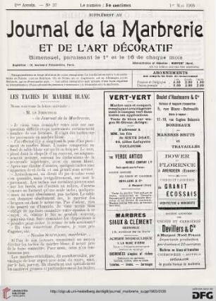 No. 37 (1er Mai 1905)