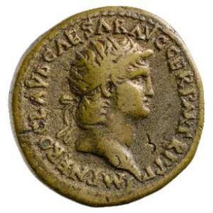 Münze, Dupondius, 66 n. Chr.