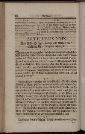 Articulus XXIX.