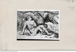 Ganymedes mit Zeus als Adler