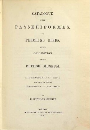 Catalogue of the Birds in the British Museum, 4