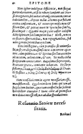 Refutatio Stoicæ necessitatis