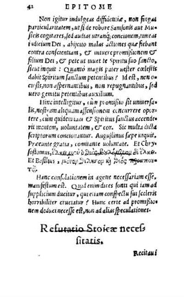 Refutatio Stoicæ necessitatis