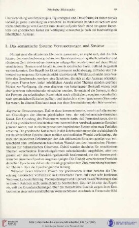 8. Das semantische System: Voraussetzungen und Struktur
