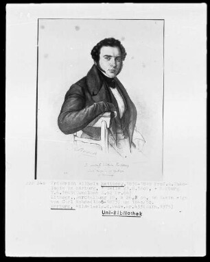 Friedrich Wilhelm Rettberg (1805-1849), 1838-1849 Professor der Theologie in Marburg