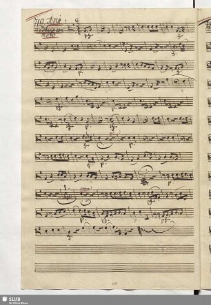 719. Aria: Benedette sian le Donne / Naumann, J.G.