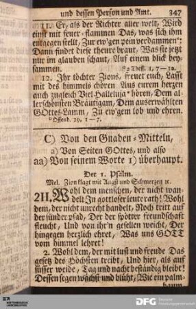 Vom Worte GOttes, Gesetz und Evangelio.