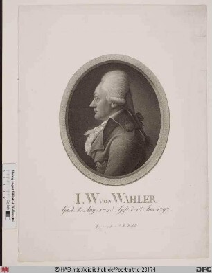 Bildnis Johann Wolfgang von Wahler
