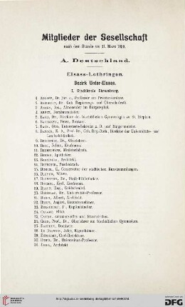 Mitglieder der Gesellschaft