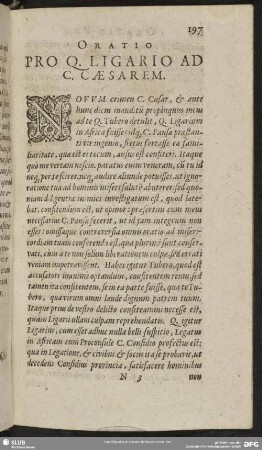 Oratio Pro Q. Ligario Ad C. Caesarem