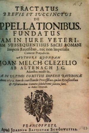 Tractatus brevis et succinctus de Appellationibus ...