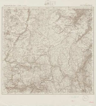 5441 Schneeberg, Topographische Karte 1:25000 (4cm - Karte)
