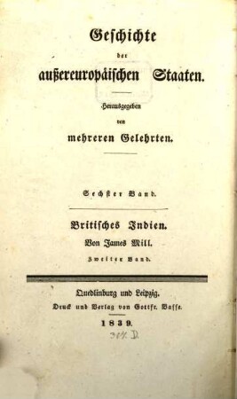 Geschichte des britischen Indien, 2