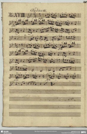 18. Anonymus, Andante, B-Dur