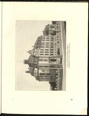 Abb. 72. Schule mit Turnhalle in Ostheim. Betonwerksteine der Firma E. Schwenk, Ulm a. D.