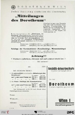 Mitteilung des Dorotheum