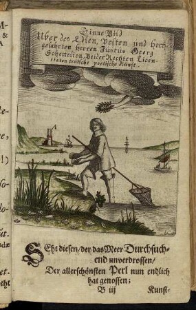Sinne Bild Uber des Edlen [...] Herren Justus Georg Schottelien