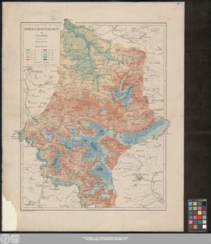 Höhenschichtenkarte des Eichsfeldes