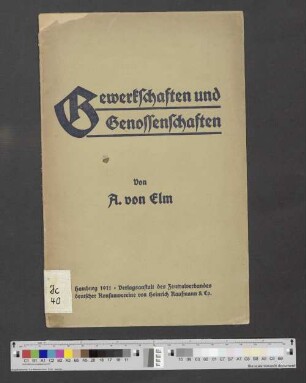 Gewerkschaften und Genossenschaften