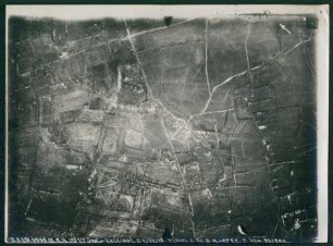 Foto des Geländes um Groote Vierstraat südwestlich von Ypern (Luftbild)