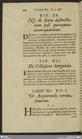 Liber XLI.
