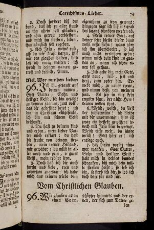 79-82, Vom Christlichen Glauben (96-99)