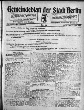 1923,24: Nr. 24, 17. Juni 1923