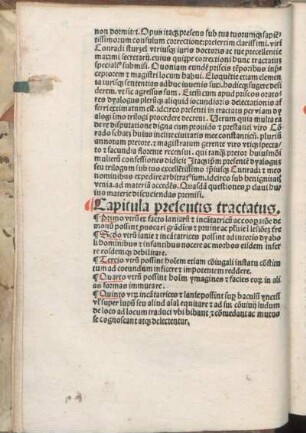Capitula presentis tractatus.
