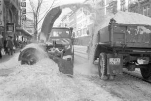 Schneeräumung durch das Städtische Tiefbauamt