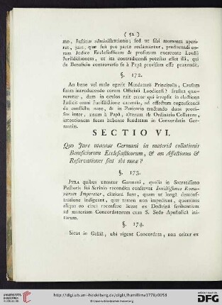 Sectio VI.