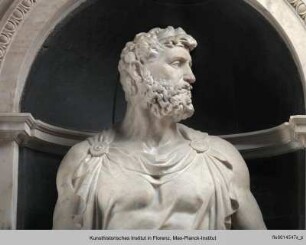 Heiliger Petrus - Grabmal Leos X., Det.: Heiliger Petrus