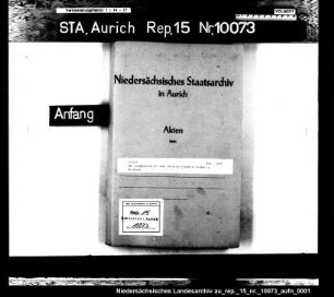 Der Landphysikus Dr. med. Heinrich Friedrich Rieken in Wittmund
