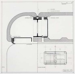 "Misawa Homes Prefabricated Housing International Design Competition 70", Mobilhaus (nicht realisiert), 4. Preis – Energiekern: Grundriss, Schnitt. Misawa/Japan