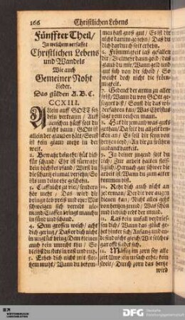 Fünffter Theil.