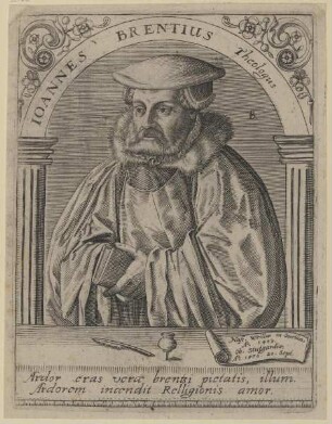Bildnis des Ioannes Brentius