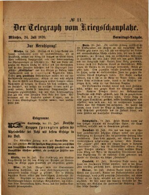 Der Telegraph vom Kriegsschauplatze, 69 = 1870, Nr. 9 - 135