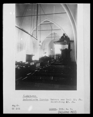 Kircheninneres, Blick nach Osten