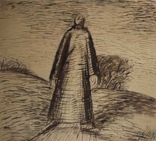 Frau in Landschaft