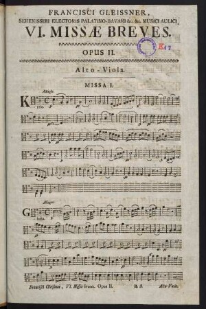 1-11, Missa I. - Missa II.