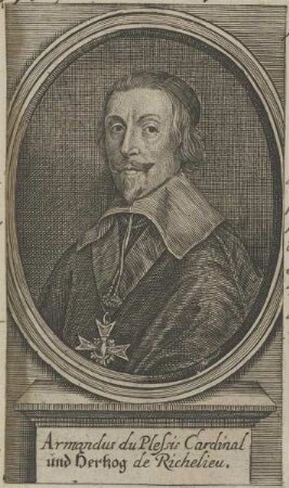 Bildnis von Armandus du Plessis, Kardinal und Herzog de Richelieu