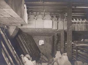 Kessel 26, W.II, Montage/Bau - Überhitzerkammer, Deckenaufhängung