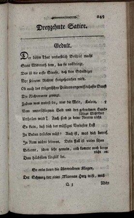 Dreyzehnte Satire.