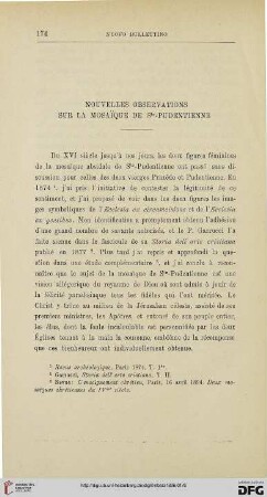 2: Nouvelles observations sur la Mosaїque de Ste-Pudentienne