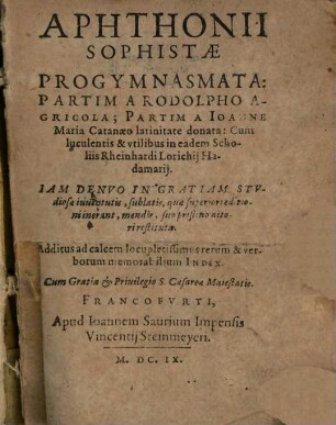 Progymnasmata